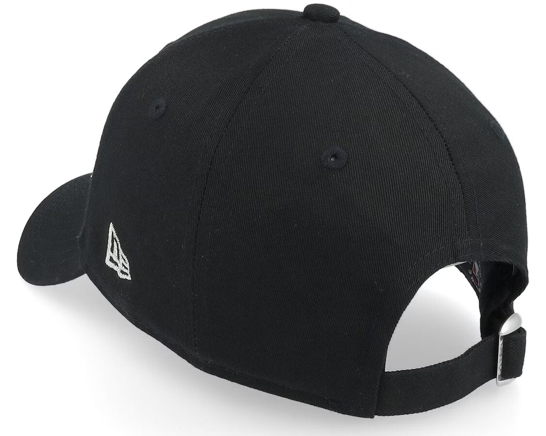New York Yankees Womens Metallic Logo 9FORTY Black/Silver Adjustable - New Era N: 00395