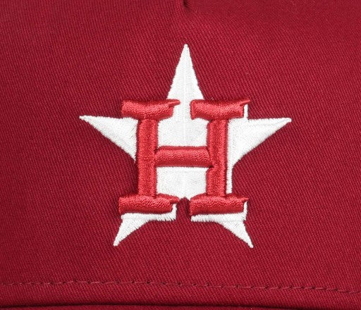 Houston Astros MLB Essential Cardinal 9Forty A-Frame Snapback Cap New Era N: 00262