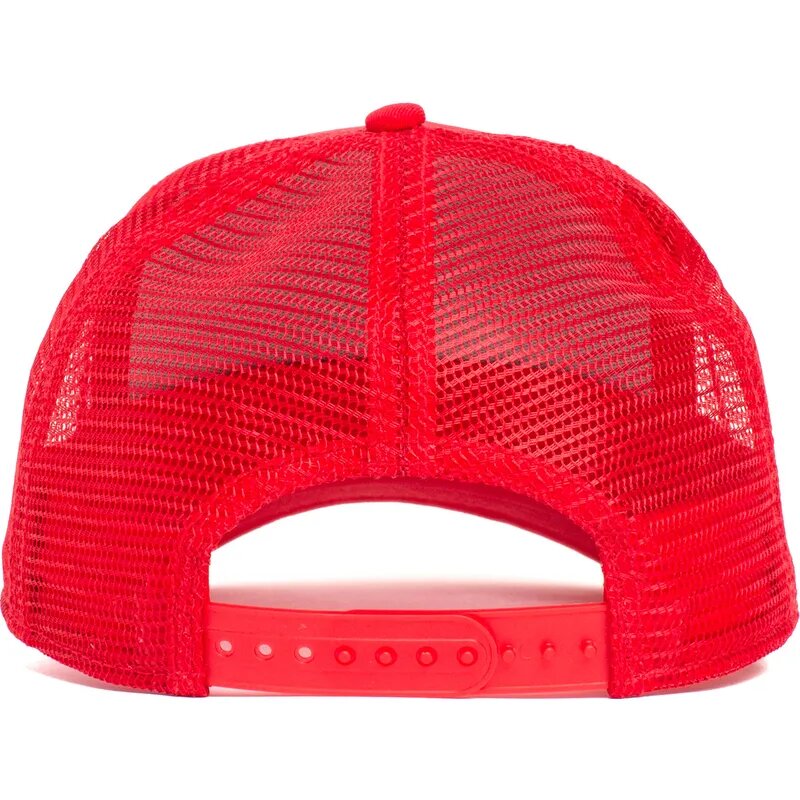 Casquette trucker rouge requin Shark Dunnah The Farm Goorin Bros. N: 00542