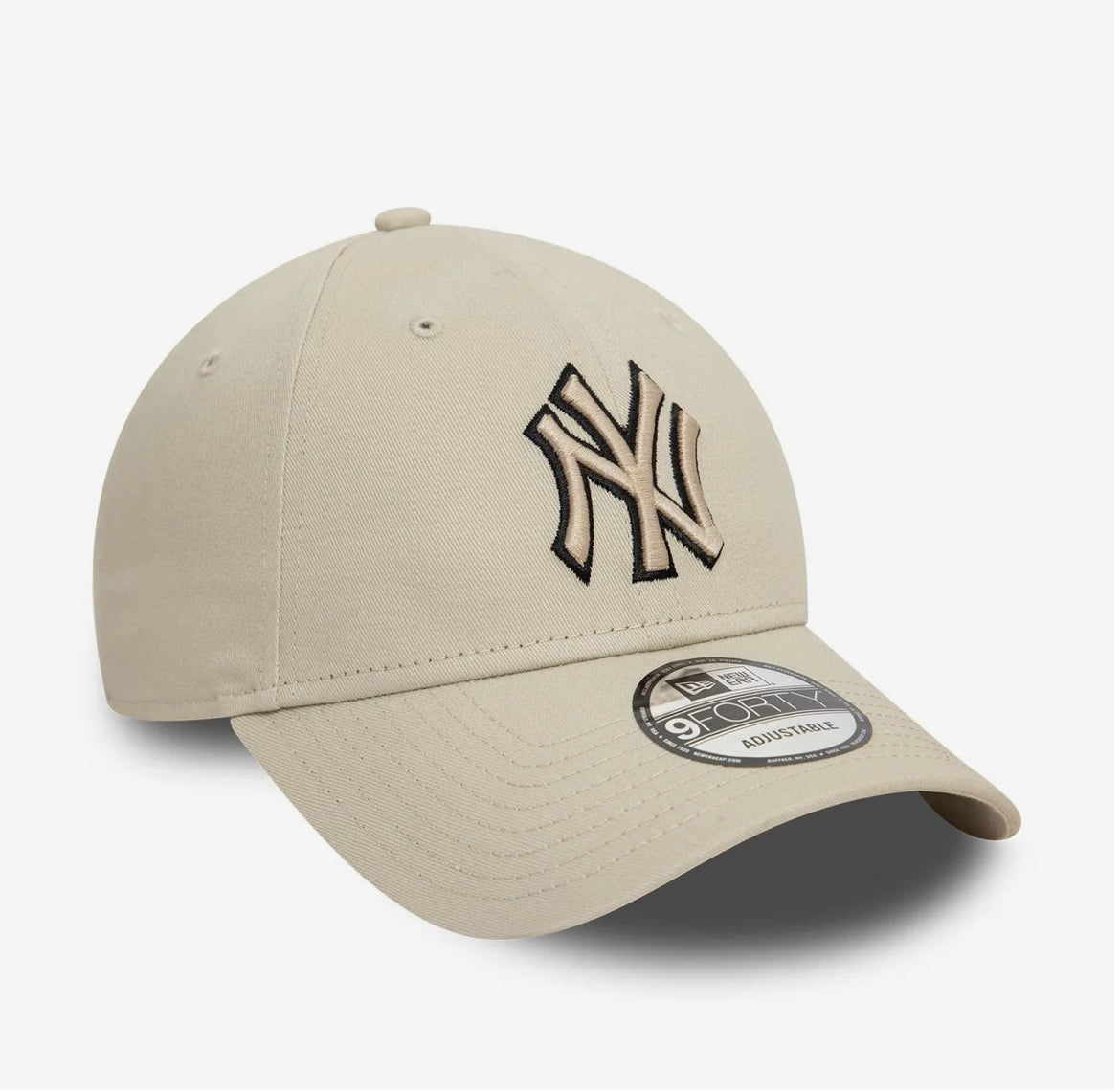 Casquette 9FORTY Adjustable New York Yankees Team Outline Crème N:00694