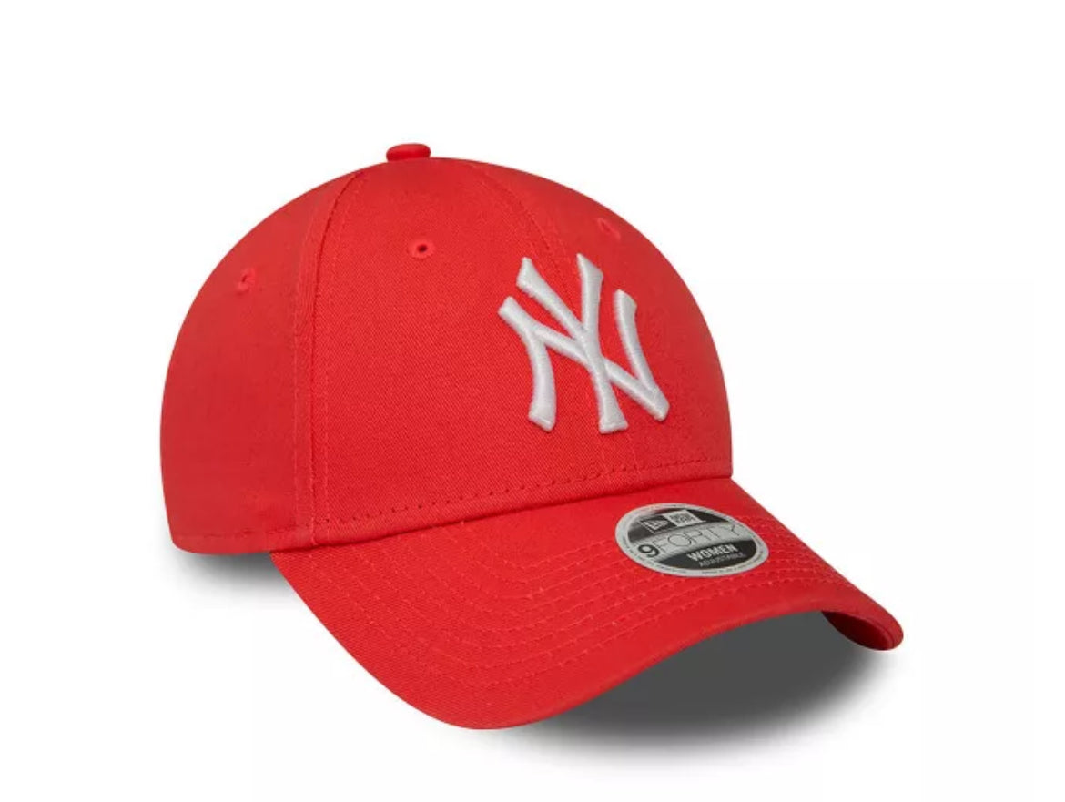 Casquette 9FORTY New York Yankees League Essential - Femme Corail Osfm N:00701