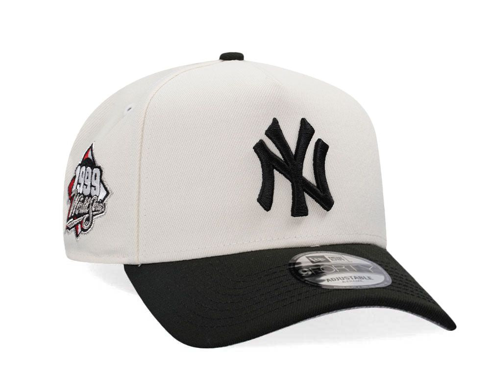 NEW ERA NEW YORK YANKEES WORLD SERIES 1999 CHROME CLASSIC TWO TONE EDITION 9FORTY A FRAME SNAPBACK CAP N: 00665
