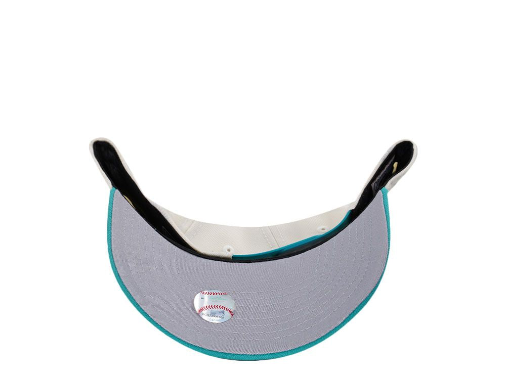 NEW ERA FLORIDA MARLINS WORLD SERIES 2003 CHROME TWO TONE EDITION 9FORTY A FRAME SNAPBACK CAP N: 00668