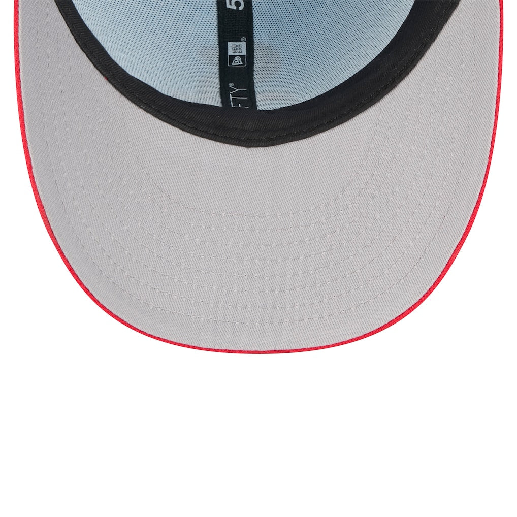 Men's Chicago White Sox New Era Light Blue/Red 2025 Fourth of July Low Profile 59FIFTY Fitted Hat N: 00337