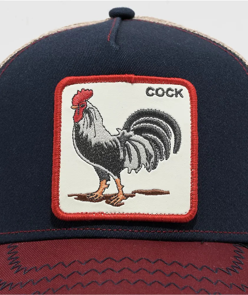 Goorin Bros. The Cock Navy & Red Trucker Hat N: 00589