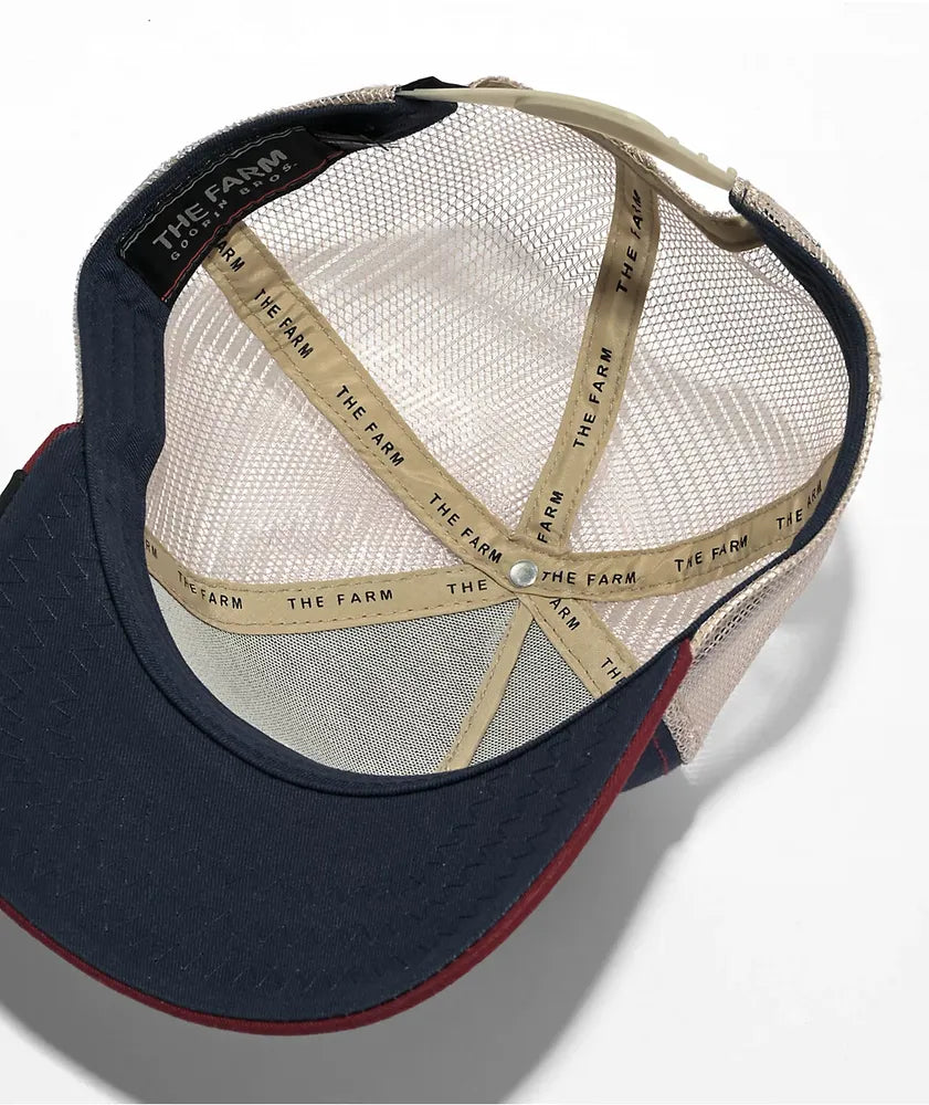 Goorin Bros. The Cock Navy & Red Trucker Hat N: 00589