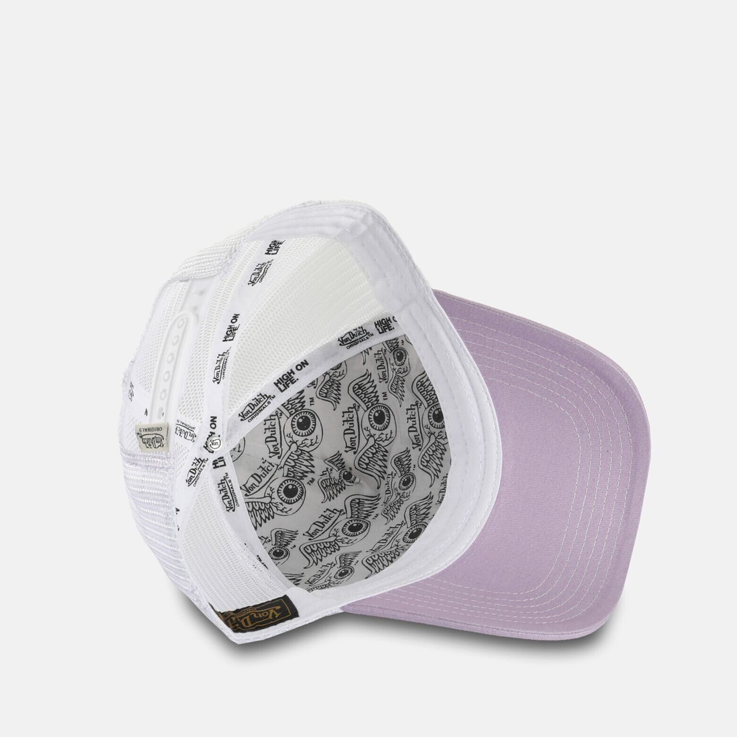 TRUCKER BOSTON Peaked Cap Purple White N: 00559