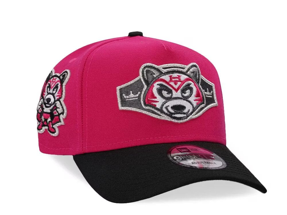 New Era Hudson Valley Renegades Pink Two Tone 9Forty A Frame Snapback Hat N: 00567