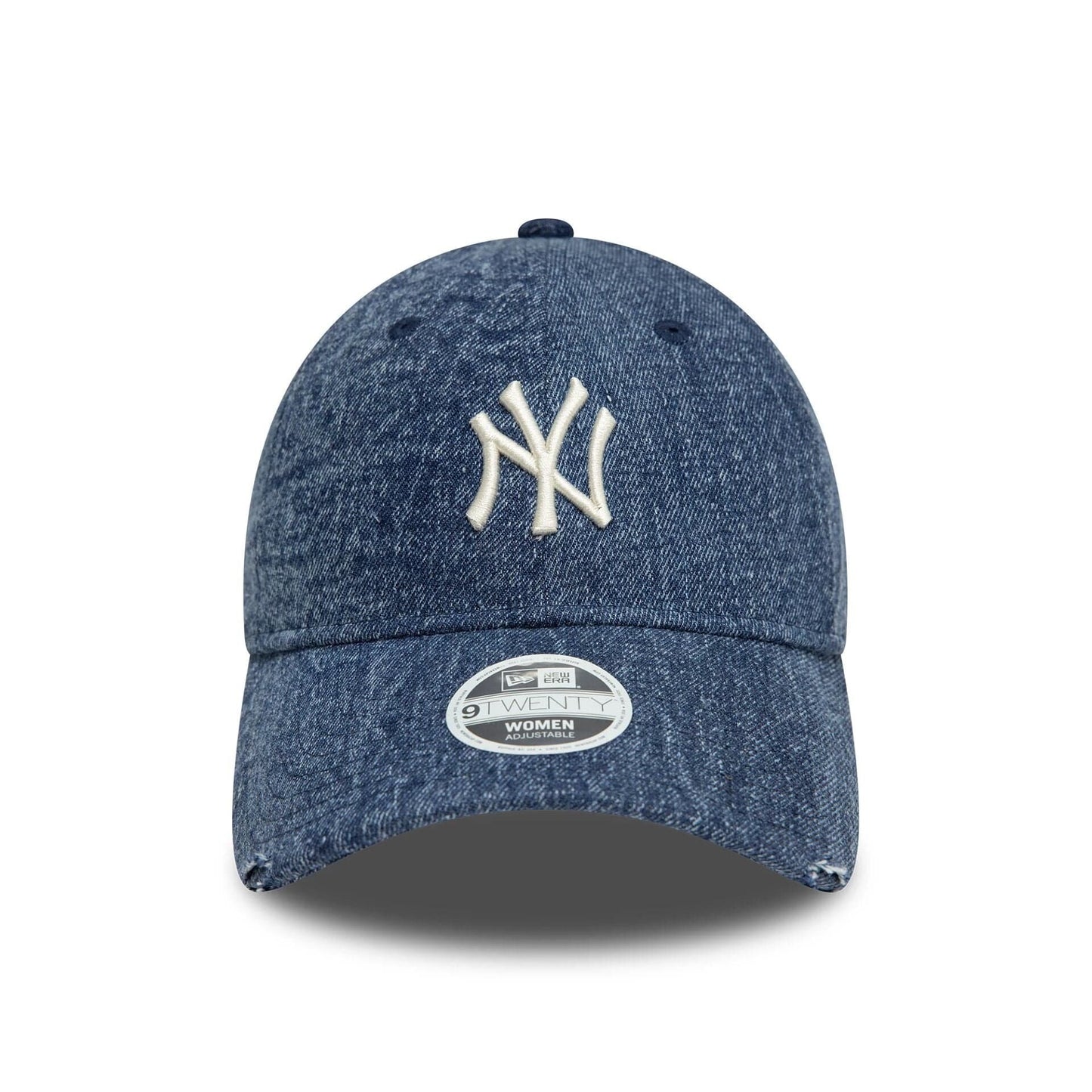 Casquette 9TWENTY Adjustable New York Yankees Acid Denim Bleu Foncé - Femme N: 00592