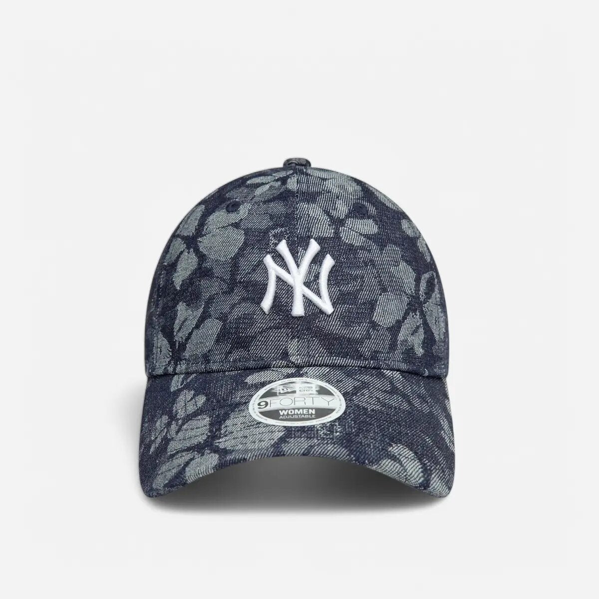 Casquette ajustable en denim à motif floral Yankees New Era 9TWENTY N: 00593