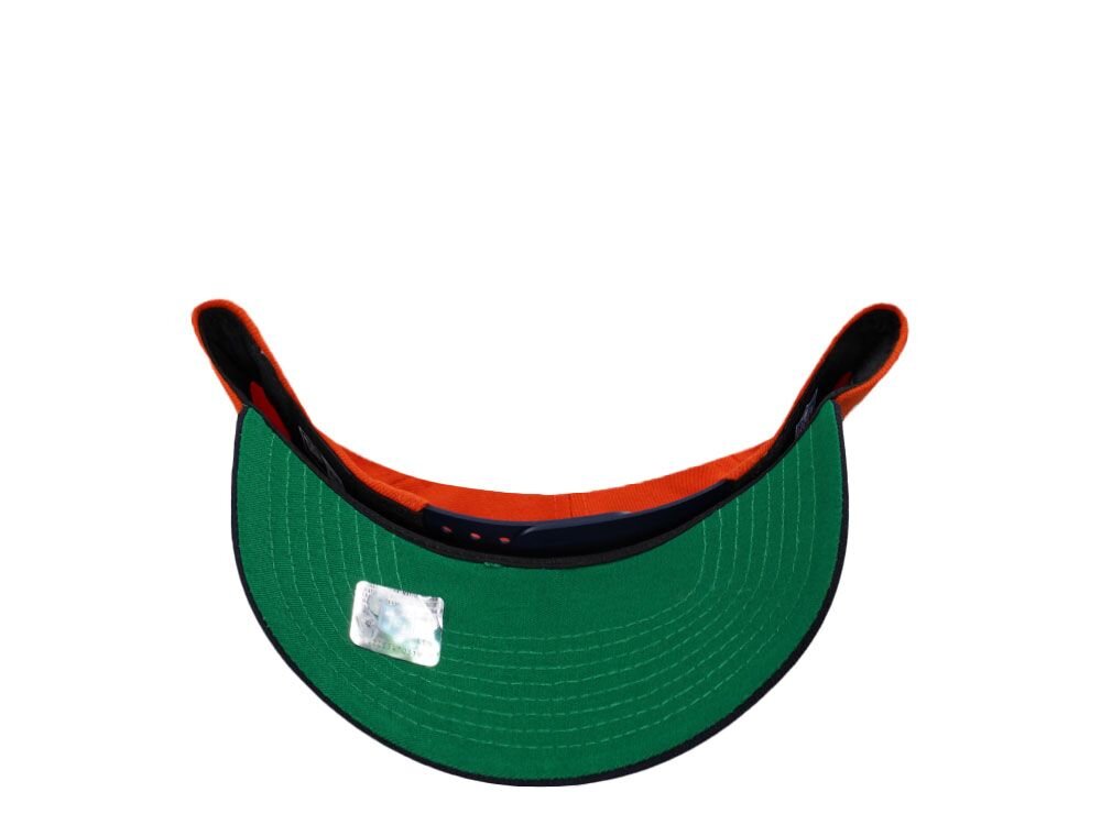 Casquette snapback bicolore orange cuivre 9Forty A Frame des Chicago Bears de New Era N: 00602