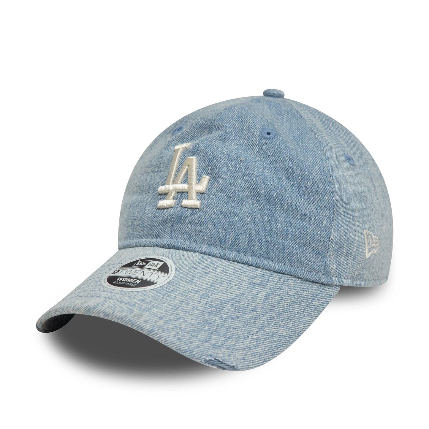 LA Dodgers Womens Acid Denim Pastel Blue 9TWENTY Adjustable Cap N: 00603