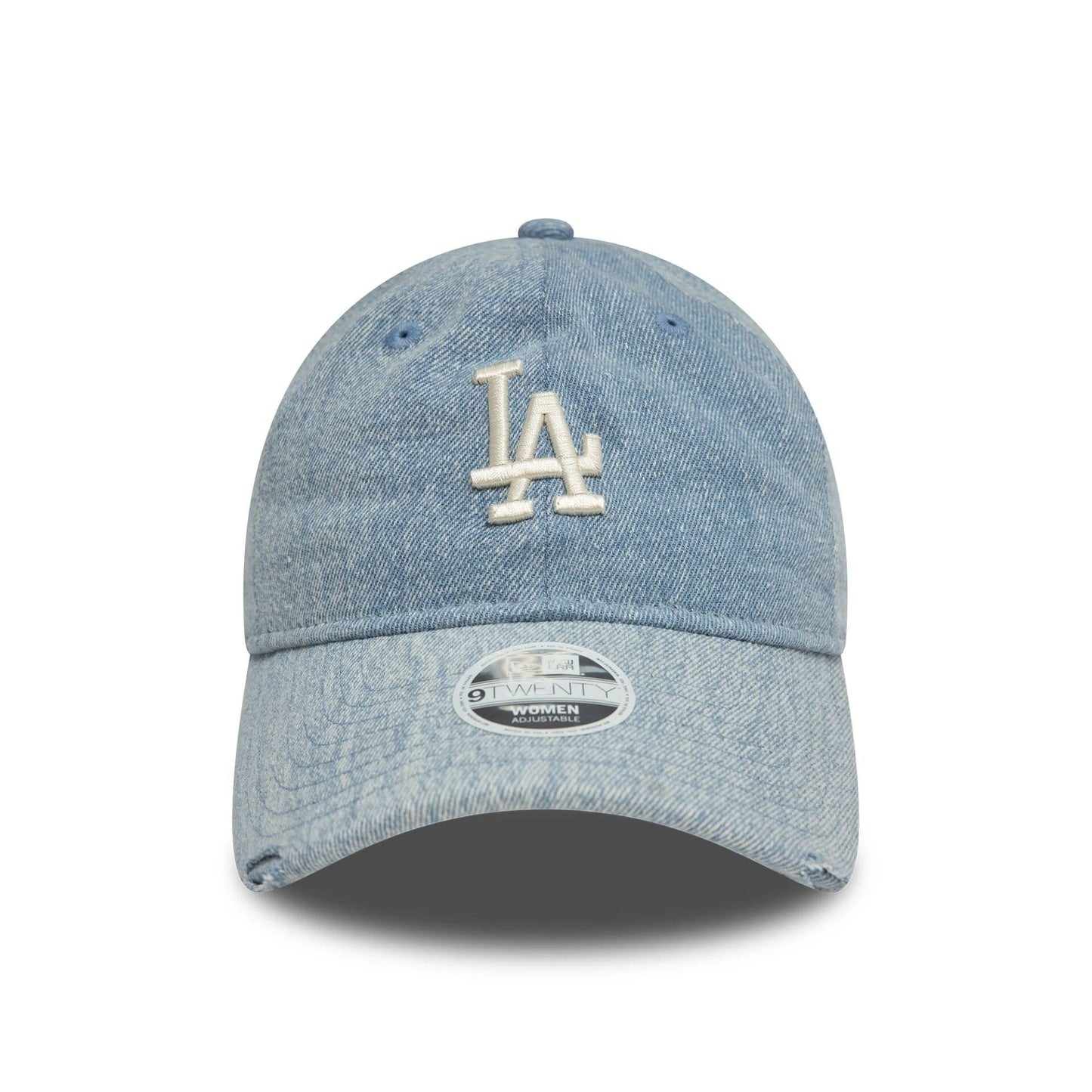 LA Dodgers Womens Acid Denim Pastel Blue 9TWENTY Adjustable Cap N: 00603