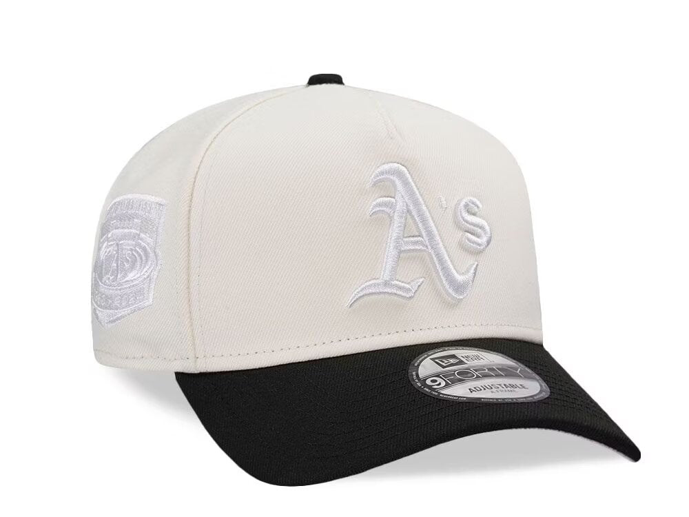 Casquette New Era Oakland Athletics Coliseum White Out Pink Two Tone Edition 9Forty A Frame Snapback N: 00614