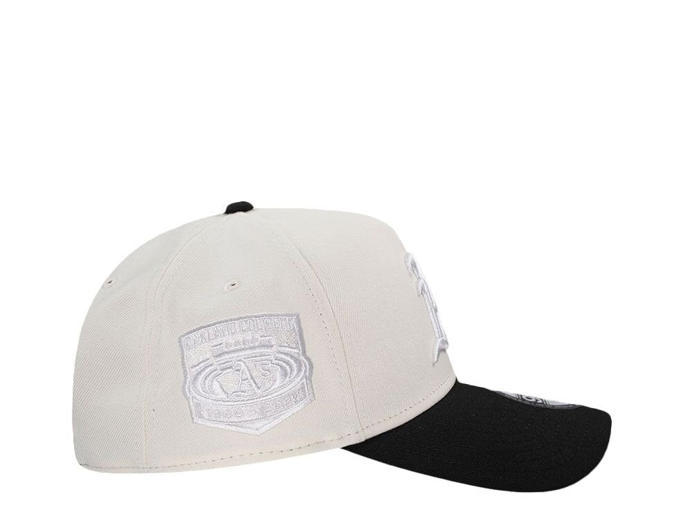 Casquette New Era Oakland Athletics Coliseum White Out Pink Two Tone Edition 9Forty A Frame Snapback N: 00614