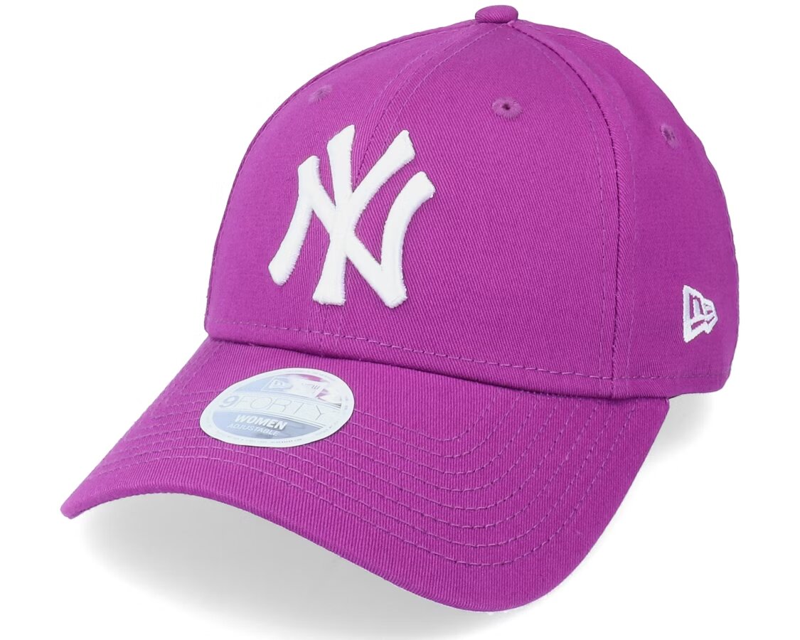 Casquette ajustable 9FORTY pour femme des Yankees de New York, violet/blanc, de la ligue, New Era N: 00630
