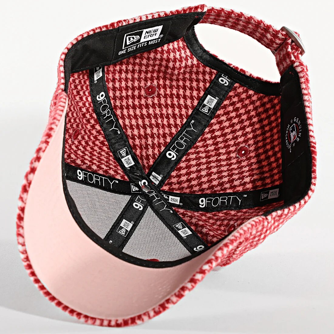 Casquette Femme 9Forty Houndstooth Rouge Rose N: 00472