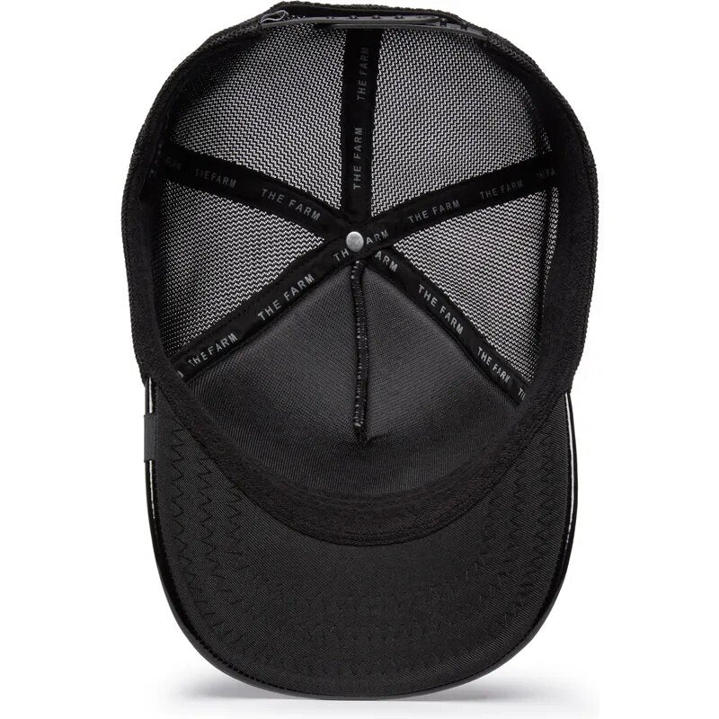 Goorin Bros. Obsidian Panther Puff Patent The Farm Black Trucker Hat