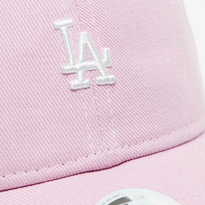 New Era - 9twenty - LA Dodgers - Casquette à petit logo - Rose délavé