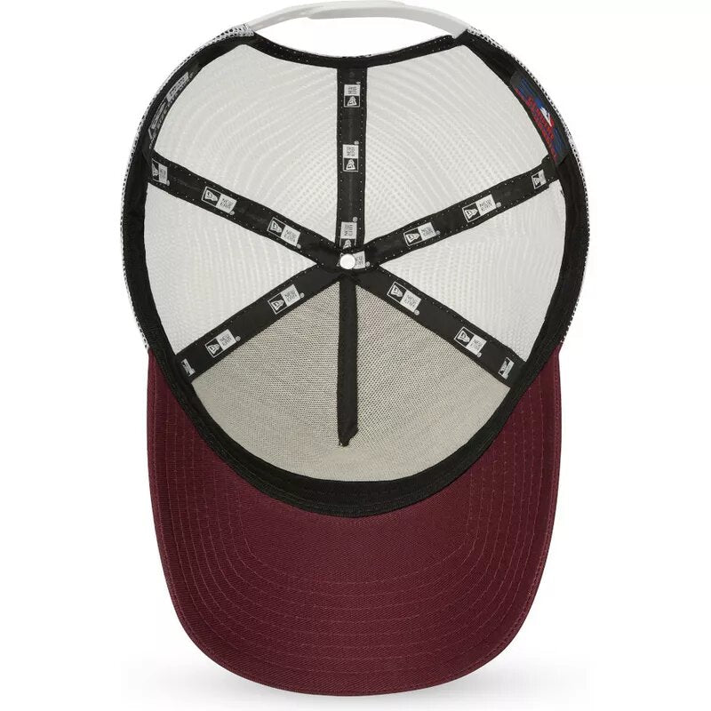 trucker grenat et blanche 9FORTY