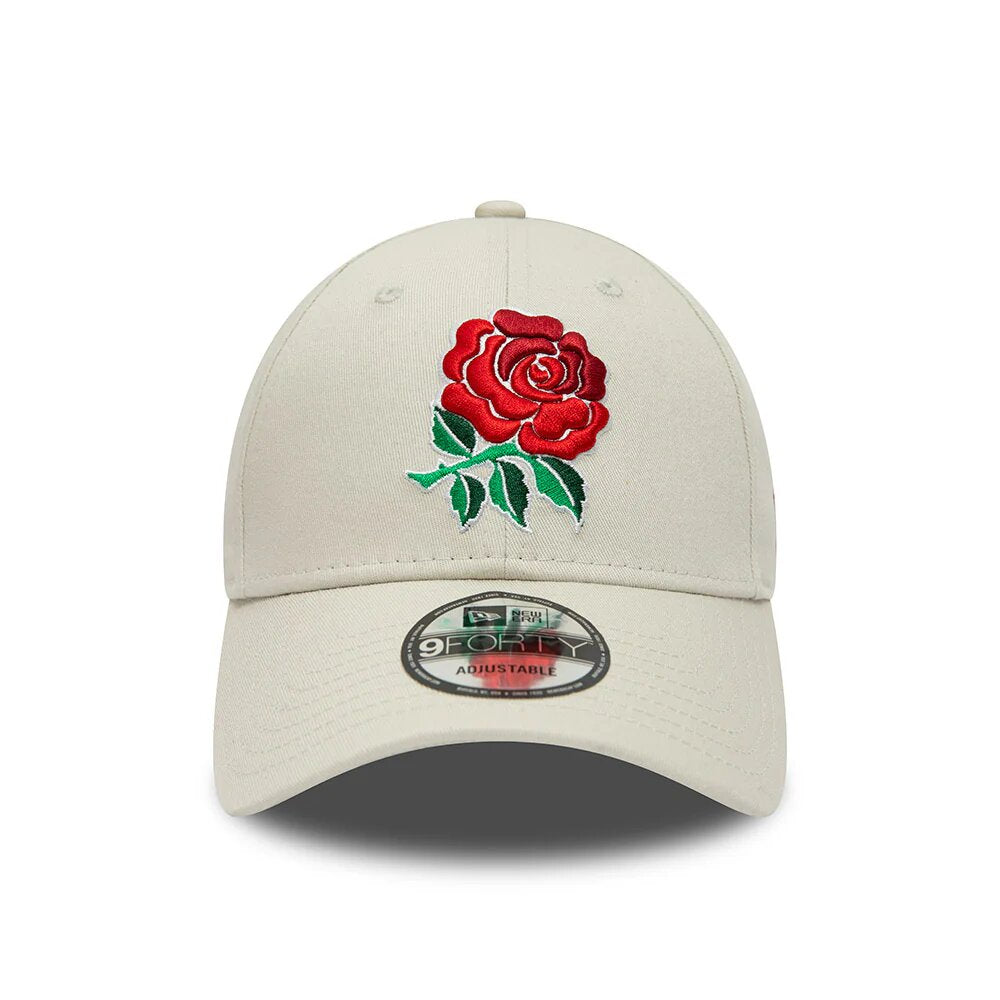 England Rugby 9FORTY Essential England Stone Cap