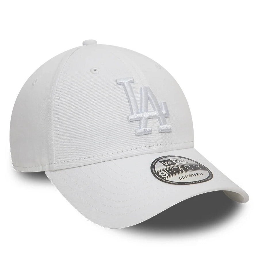 LA Dodgers League Essential White 9FORTY Adjustable Cap