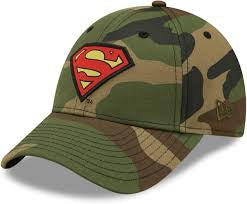 New Era Superman DC Character Logo Woodland Camouflage 9Forty Adjustable Kids Cap N: 00241 \ 196499582667
