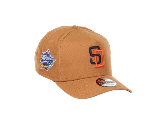 San Diego Padres MLB World Series 1998 Sidepatch Brown 9Forty A-Frame Snapb N: 00263