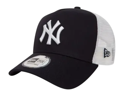 New Era Clean A Frame Trucker Cap New York Yankees Navy N: 00350