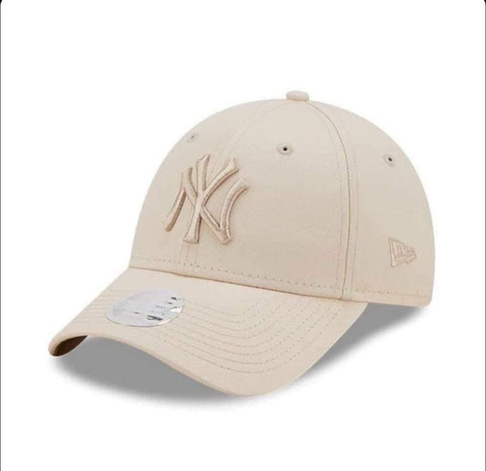 Casquette New Era New York Yankees 9forty beige femme unitaille Beige