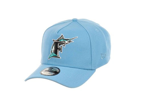 Florida Marlins MLB Cooperstown Light Blue 9Forty A-Frame Snapback New Era Cap N: 00254