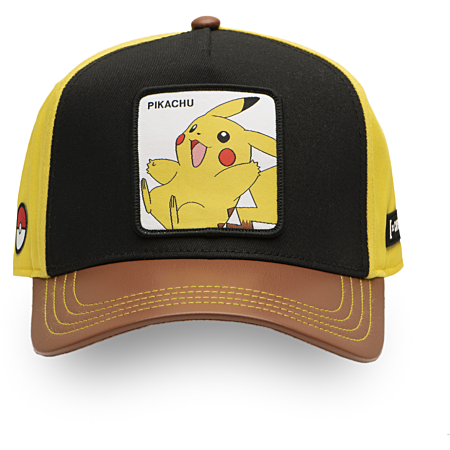 Pokemon Pikachu trucker cap in cotton twill with PU visor N: 00267