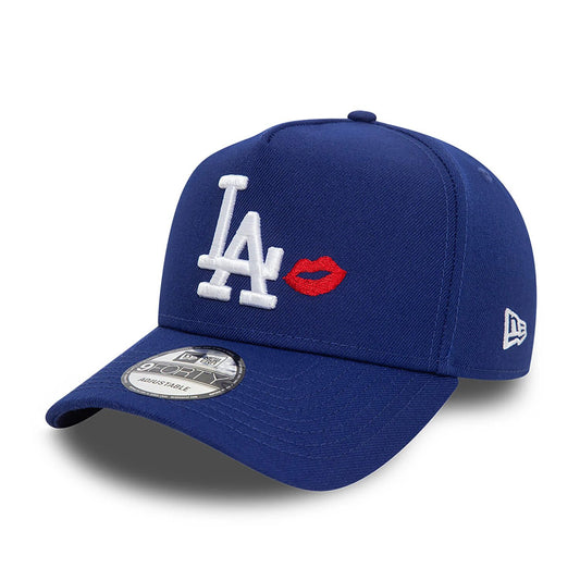 LA Dodgers Lips Dark Blue 9FORTY A-Frame Cap