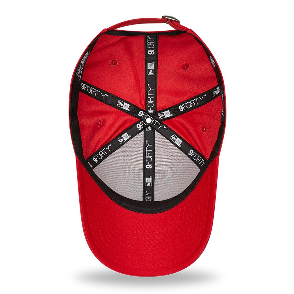 Casquette Réglable 9FORTY Chicago Bulls Stacked Logo Rouge