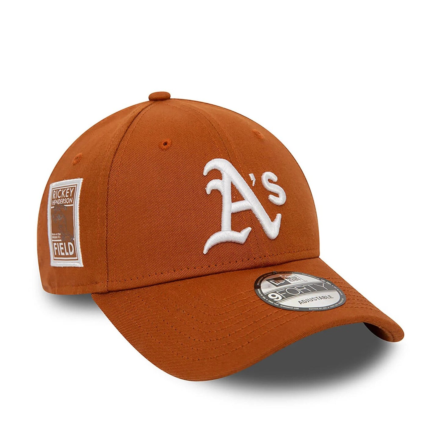 Oakland Athletics MLB Side Patch Brown 9FORTY Adjustable Cap