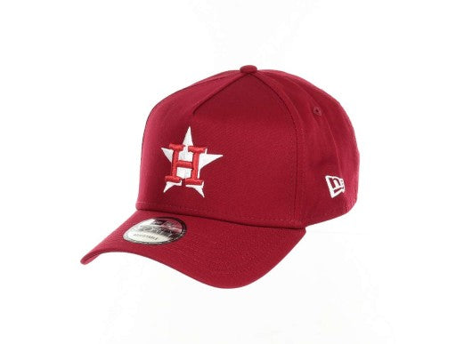 Houston Astros MLB Essential Cardinal 9Forty A-Frame Snapback Cap New Era N: 00262