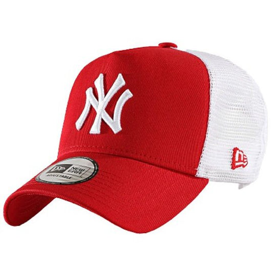 Trucker Clean New York Yankees Rouge Blanc