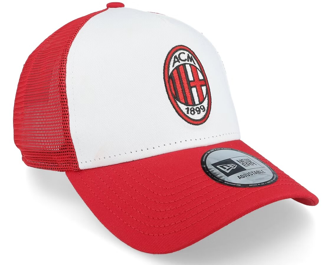 AC Milan Core White/Scarlet A-Frame Trucker - New Era