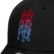 New Era Mens Stack Logo 9forty New York Yankees Baseball Cap, Black, One Size N: 00243 \ 196499572088