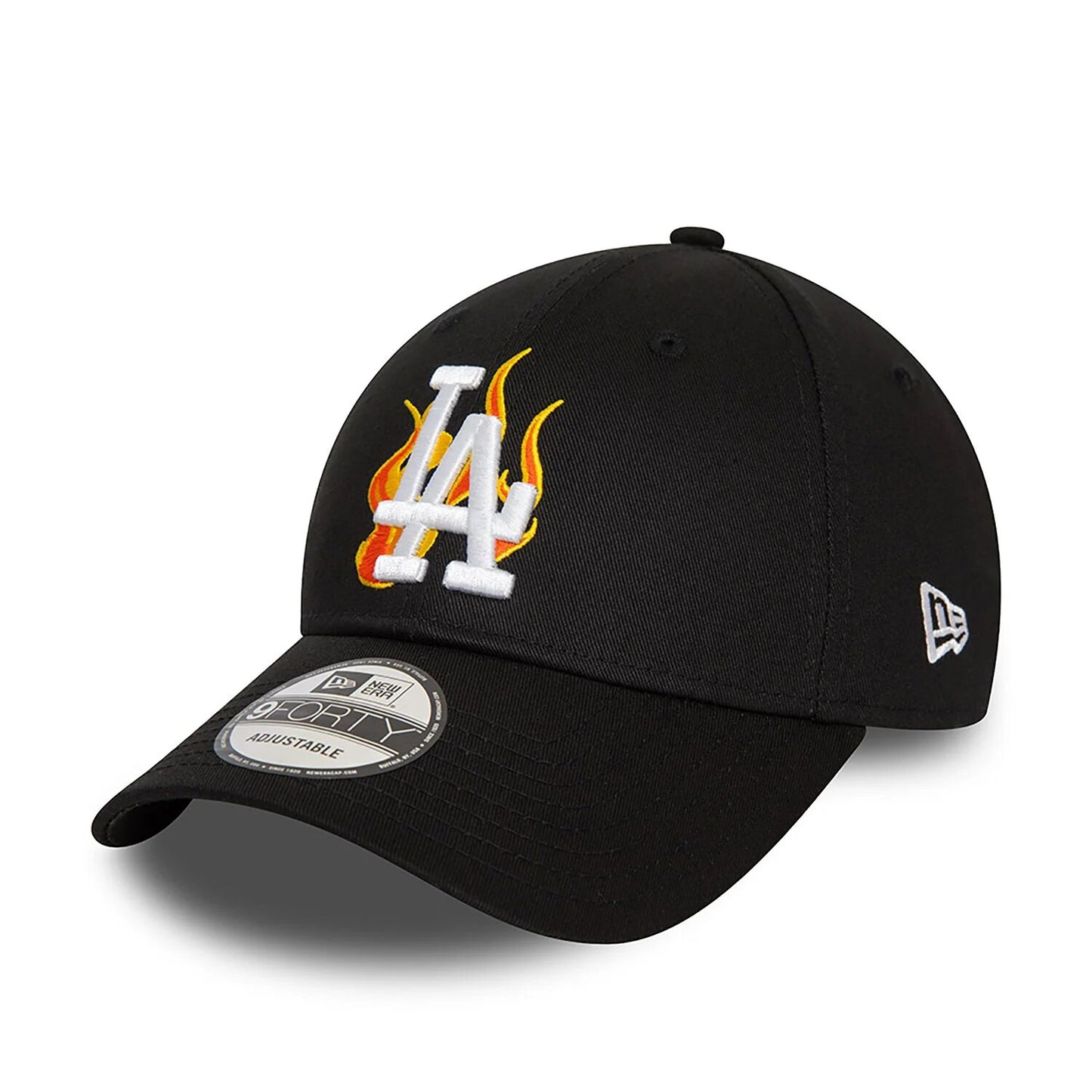 Casquette 9FORTY LA Dodgers MLB Flame noir