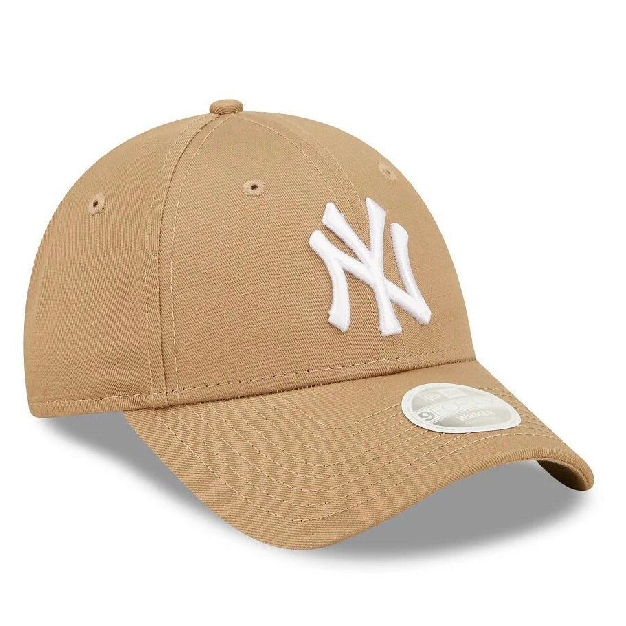 New York Yankees 9FORTY Womens League Essential Camel Cap