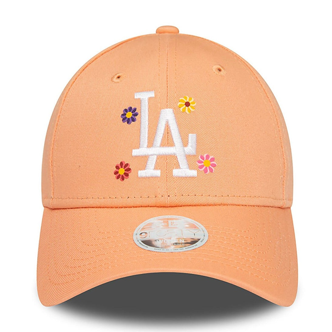 LA Dodgers Womens Flower Pink 9FORTY Adjustable Cap