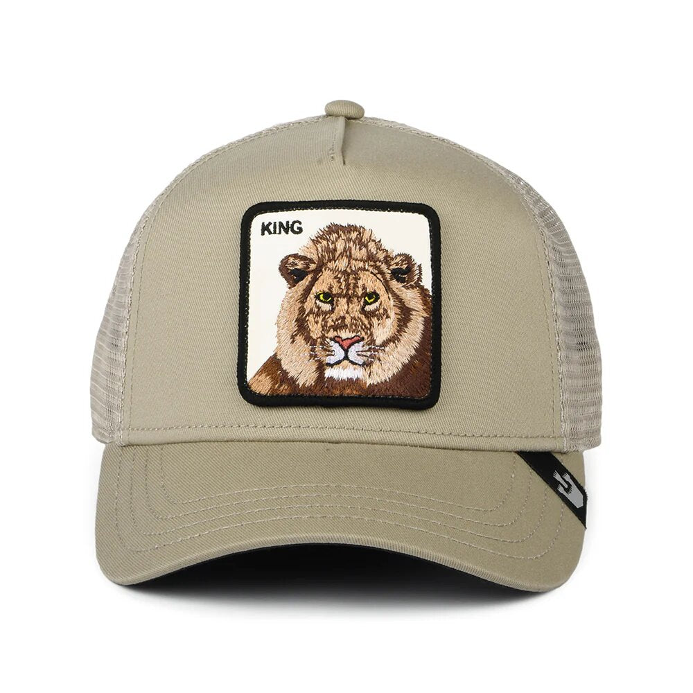 Casquette Trucker King Lion khaki GOORIN BROS.