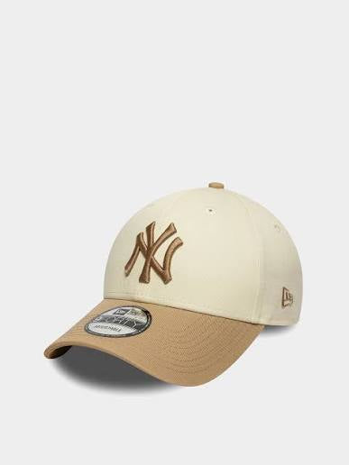 New Era 9FORTY New York Yankees MLB Colour Block Cap Crème N: 00280