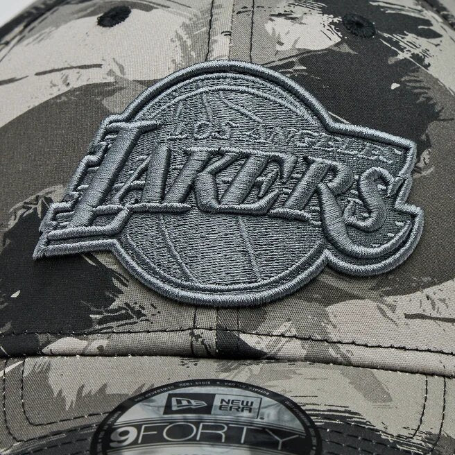 LA Lakers Painted All Over Print Camo 9FORTY