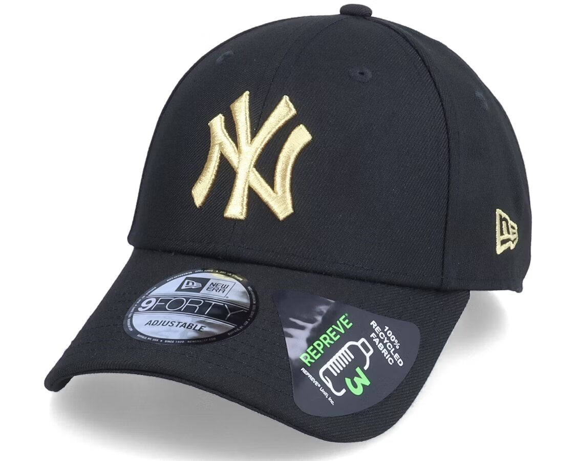 New York Yankees Team Contrast 9Forty Black/Gold Adjustable