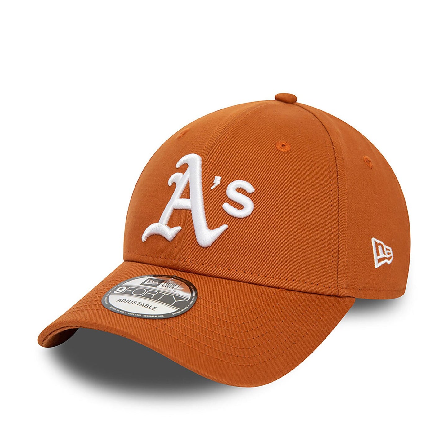 Oakland Athletics MLB Side Patch Brown 9FORTY Adjustable Cap