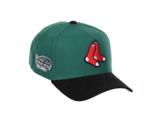 Boston Red Sox MLB World 2004 Side Patch Green Black Corduroy Cap 9Forty A-Fr N: 00265