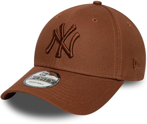 New Era 9Forty Uni Yankees Ess CapEra Women/Men - Curved Brim Cap Baseball MLB Metal Buckle, with Peak All-Season Spring Summer Autumn Winter N : 00230 \ 198759591549