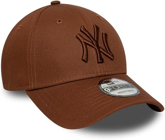 New Era 9Forty Uni Yankees Ess CapEra Women/Men - Curved Brim Cap Baseball MLB Metal Buckle, with Peak All-Season Spring Summer Autumn Winter N : 00230 \ 198759591549